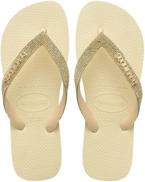 Havaianas Top Glow Flip Flops - Metallic