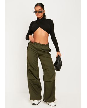 Missy Empire Cargo Trousers - Green