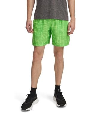 Under Armour Launch 7" Shorts Cyber Reflective - Green