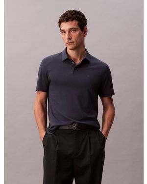 Calvin Klein Short Sleeve Polo Shirt - Grey