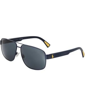Polo Ralph Lauren 0Ph3165 Oval Sunglasses - Blue