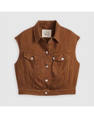 Levi's Shrkn Denim Jacket - Brown
