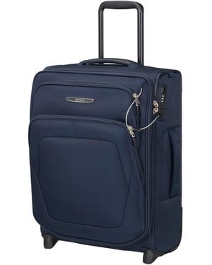 Samsonite Spark Sng Eco Upright 55X40X20/23Cm Exp Fl Cabin Soft Suitcase - Blue