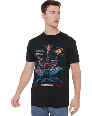 Stranger Things Butcher Billy S1 Ch7 T-Shirt Blac - Black