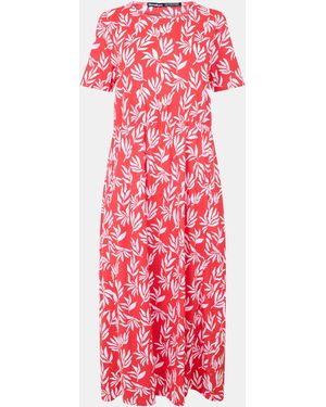 Threadbare Danni A-Line Dress - Red