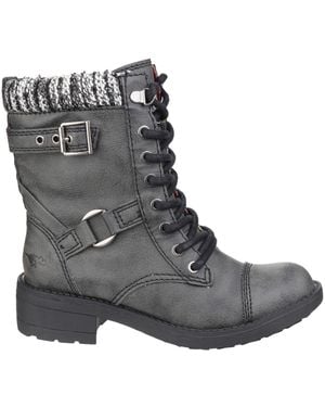 Rocket Dog Thunder Galaxy Biker Boot - Grey