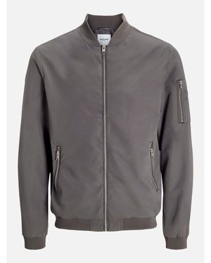 Jack & Jones Rush Bomber Jacket - Grey