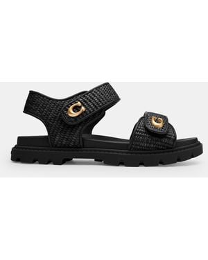 COACH Brynn Sandals - Black