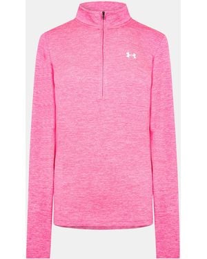 Under Armour Tech Half Zip Top - Pink