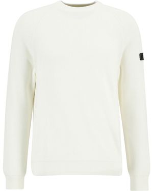 Barbour Monmouth Crew Neck Jumper - White