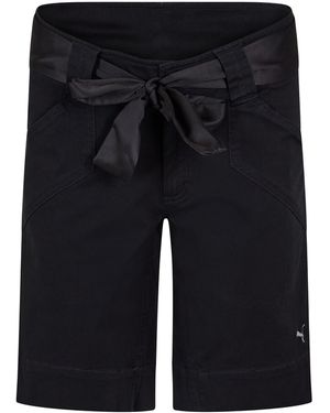 PUMA Belt Bermuda Shorts - Black