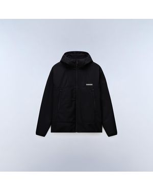 Napapijri Napa Biois Zip Ventilation Rain Anorak - Black