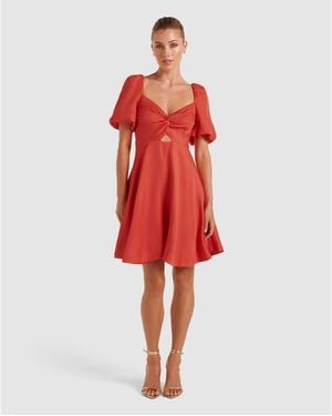Forever New Faith Twist Mini Dress - Red