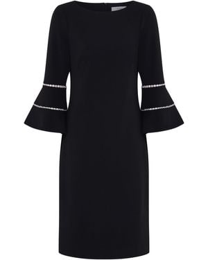Gina Bacconi Ivette Long Sleeve Dress - Black