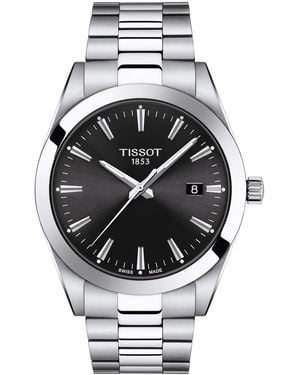 Tissot Stainless Steel Water Resistant Analogue Quartz Watch - Metallic