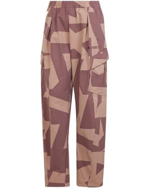 adidas Terrex Xploric Cargo Joggers Printed - Red