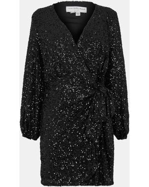 Never Fully Dressed Seq Vienna Wrap Dress - Black