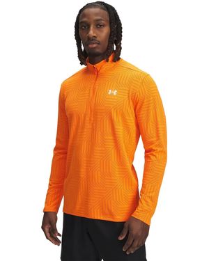 Under Armour Tech Geotessa 1/4 Zip Fleece - Orange