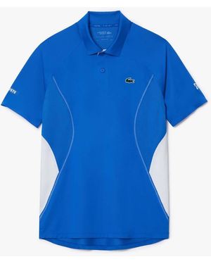 Lacoste Tennis X Novak Djokovic Regular-fit Polo Shirt - Blue