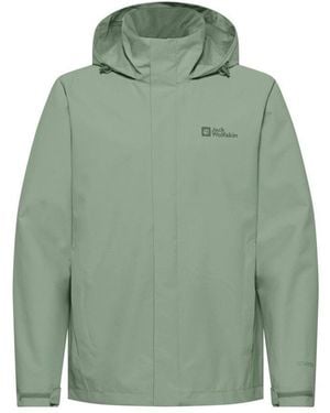 Jack Wolfskin Jw Trailtime Waterproof Jacket - Green