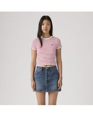 Levi's Essential Sporty Cropped Crop Top - Blue