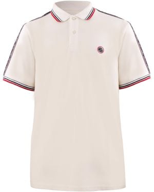 Pretty Green Eclipse Tape Short-Sleeve Polo Shirt - Natural