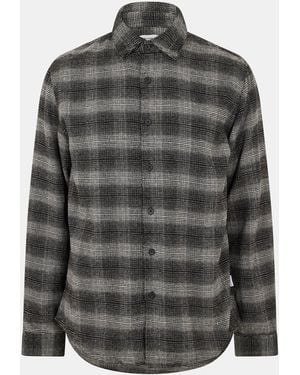 Peter Werth Long Sleeve Plain Shirt - Grey