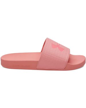 Under Armour Pool Sliders - Pink