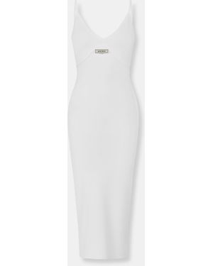Jack Wills Cut Out Midi Dress - White