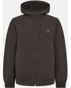 Farah Rudd Softshell Windproof Windbreaker - Grey