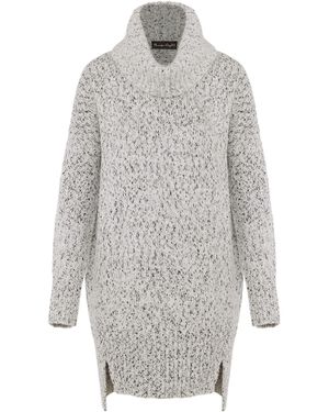 Phase Eight Evia Fleck Knit Dress - Grey