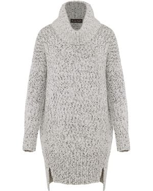 Phase Eight Evia Fleck Knit Dress - Grey