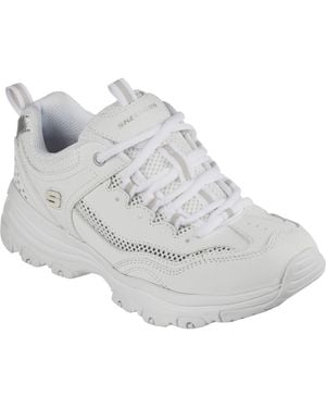 Skechers I Conik Low Top Trainers - White