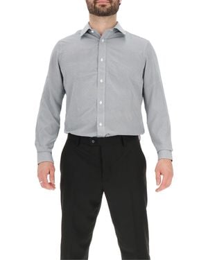 Scotch & Soda Long-Sleeve Patterned Shirt - Grey