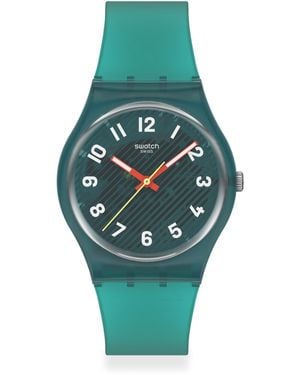 Swatch Essentials Analogue Quartz Watch - Green