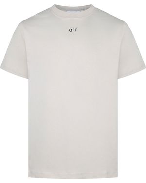 Off-White c/o Virgil Abloh Off Slm Fit Sht Slee - White