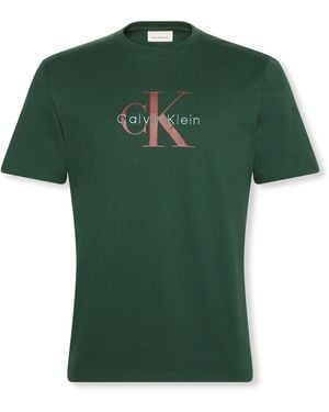 Calvin Klein Monogram T-Shirt - Green