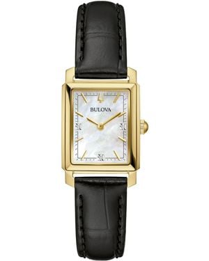 Bulova Sutton Stainless Steel Classic Analogue Quartz Watch - Metallic