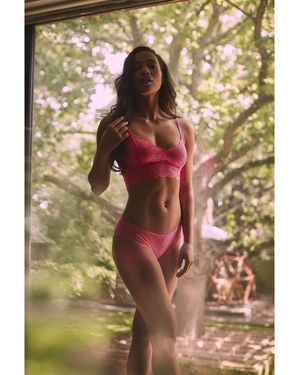 Wolf & Whistle Wolf & Whistle Ariana Lace Neon Brief - Green