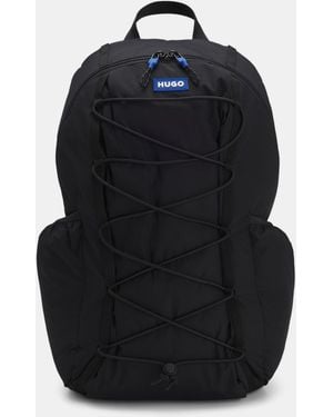HUGO Rope Utility Backpack With Logo Detail (Vytal) - Black