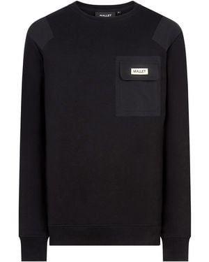 Mallet Crew Neck Sweatshirt - Black