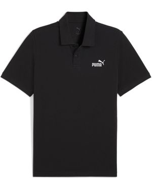 PUMA No.1 Pique Short Sleeve Polo Shirt - Black