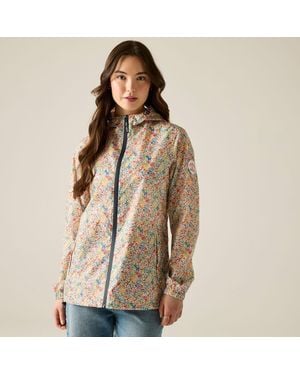 Regatta Cath Kidston Waterproof Pack It Jacket - Natural