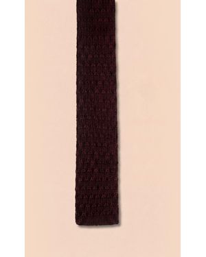 Without Prejudice Sienna Silk Knit Tie - Natural
