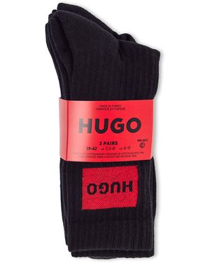 HUGO Qs Rib Label Cc 10267340 01 - Red