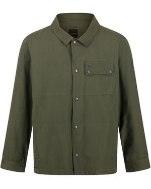 Regatta Jayden Long Sleeve Plain Shirt - Green