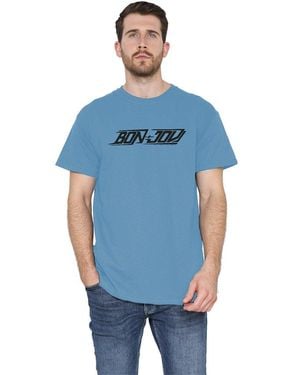 BON JOVI New Logo T Shirt Carolina - Blue