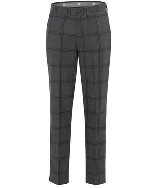 Slazenger 1881 Check Golf Trousers - Grey
