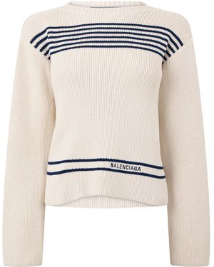 Balenciaga Bal Mariniere Jumpr Ld64 - White