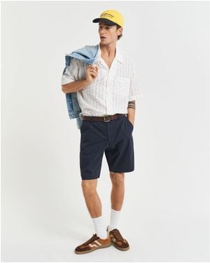 GANT Relaxed Fit Chino Shorts - Blue